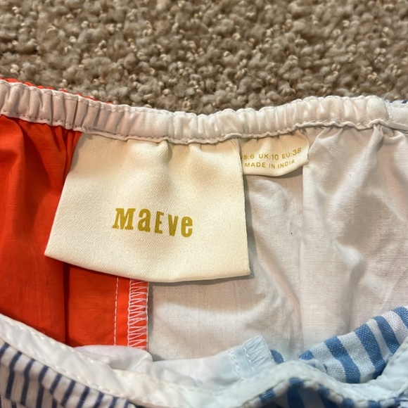 Maeve Open Medley Patchwork Tank size 6. - Picture 7 of 8